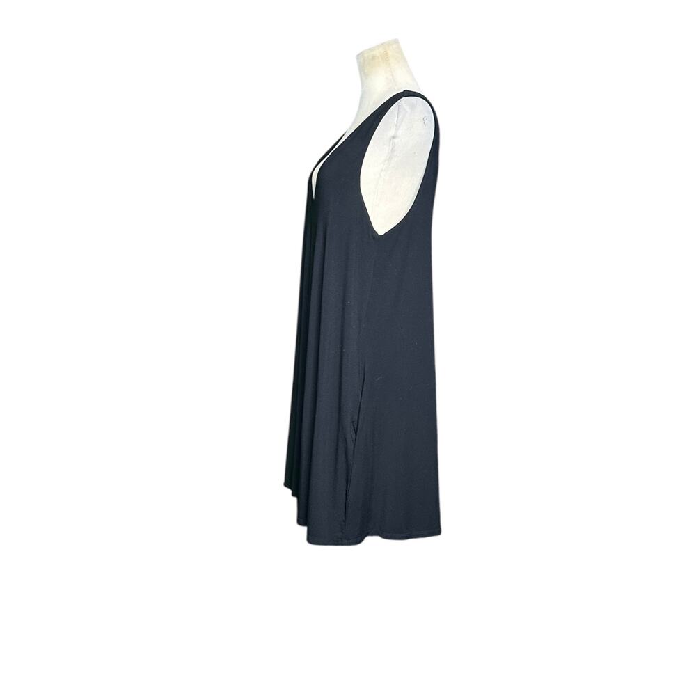 Asos black tank shift mini dress size 8 - Picture 6 of 16